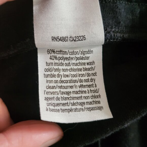 Victoria Secret Pink OSU Joggers Black Striped Fleece Womens Large Ohio State - Picture 6 of 6